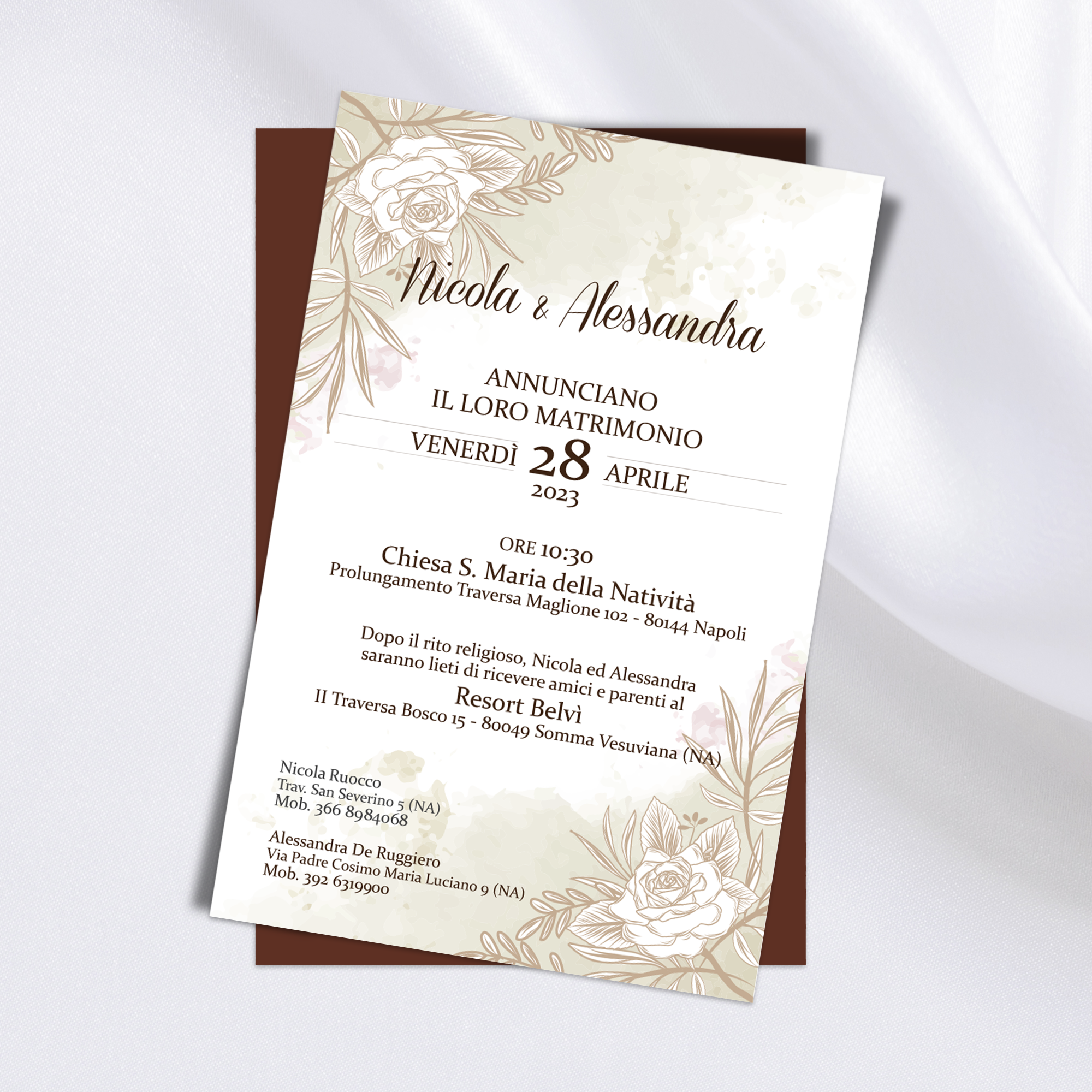 Invito Matrimonio Nicola